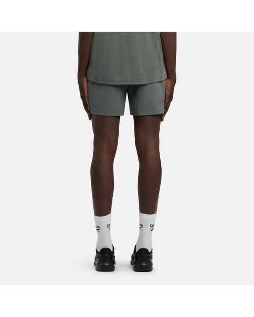 Reebok Gray Id Train 5" Woven Shorts