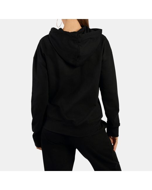 Reebok Black Id Small Logo French Terry Hoodie
