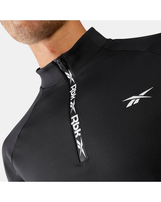 Reebok Black Id Rbk Training Quarter Zip