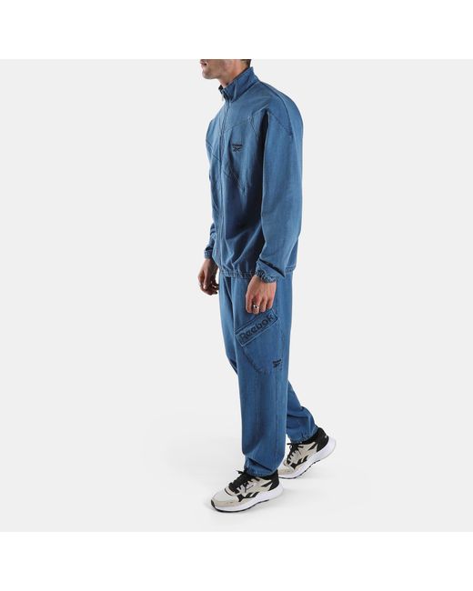 Reebok Blue Street Sport Vector Icon Track Jacket for men