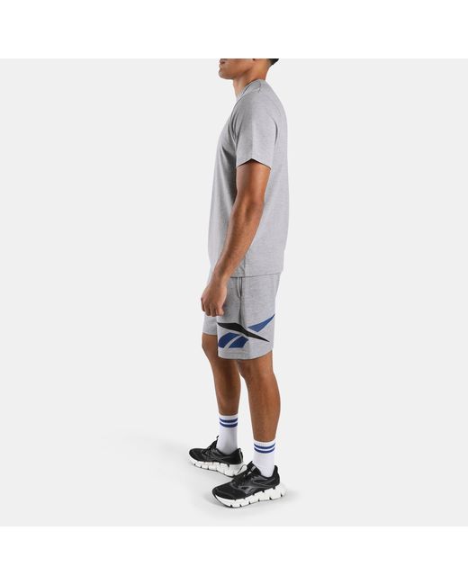 Reebok Gray Logo Placement T-Shirt