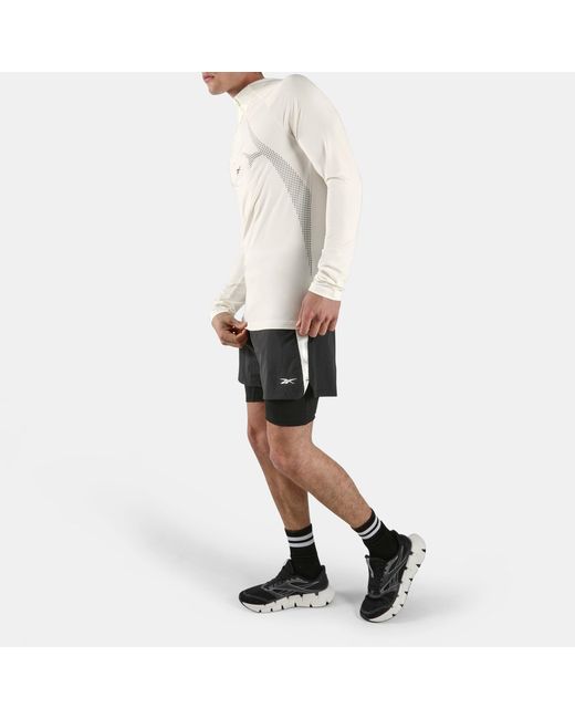 Reebok White Athlete Flex Quarter Zip