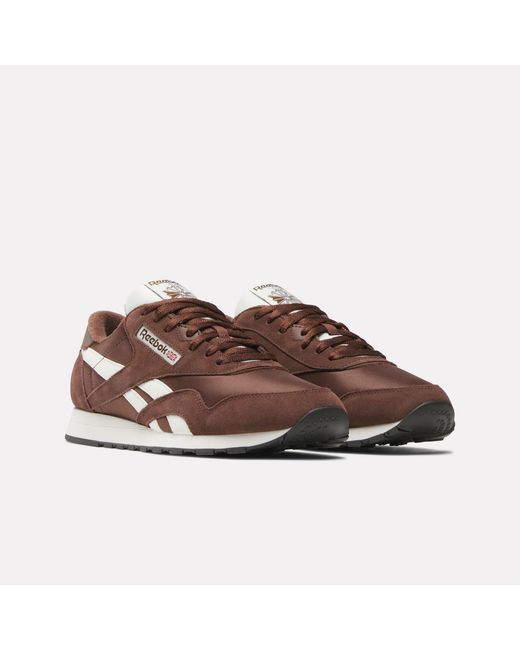 Reebok Brown Classic Nylon Trainers