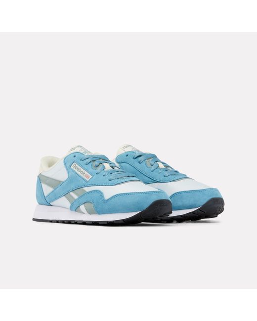 Reebok Blue Classic Nylon Trainers