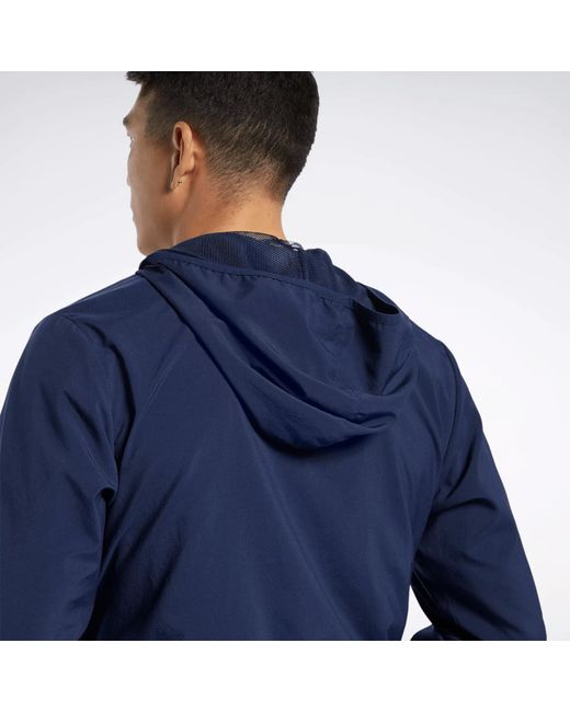 Reebok Blue Training Essentials Jacket for men