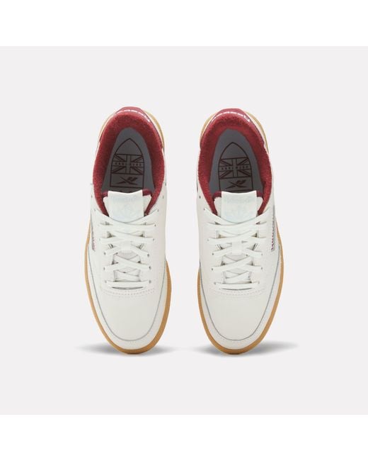 Reebok White Club C Golf Shoes