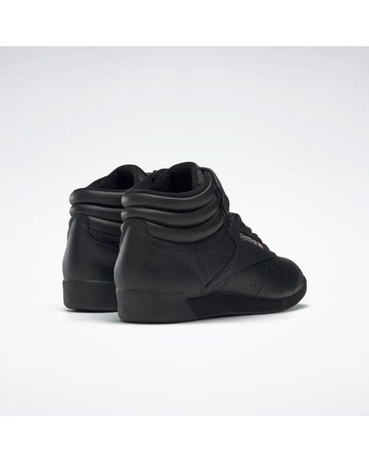 Reebok Black Freestyle Hi Trainers