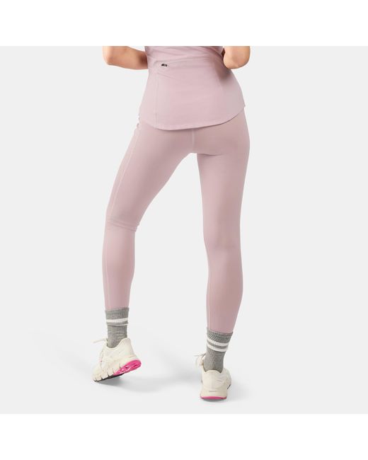 Reebok Pink Lux Metallic High Rise Leggings
