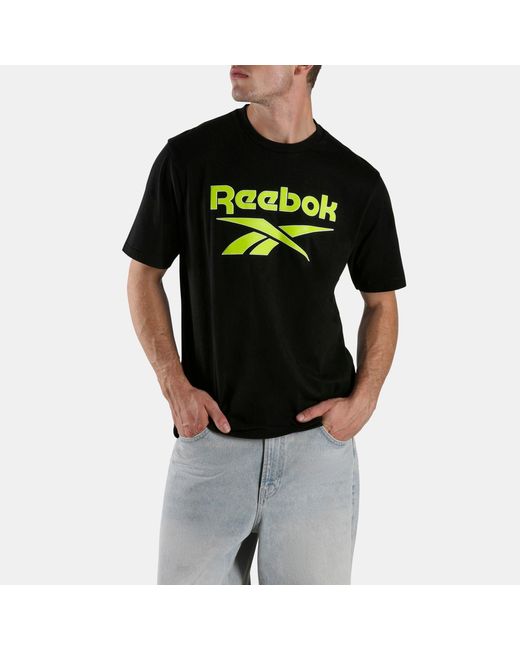 Reebok Black High Density Logo T-Shirt