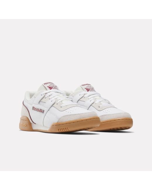 Reebok White Workout Plus Trainers