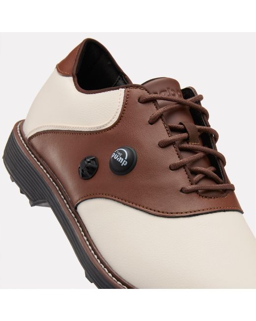Reebok Brown Og Pump Golf Shoes