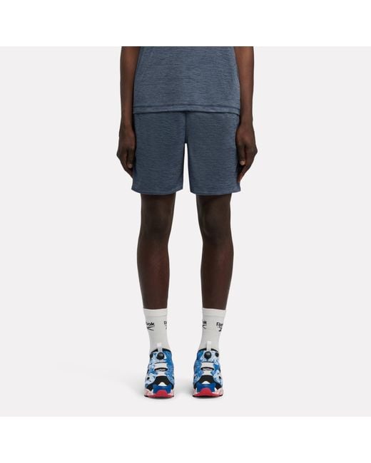 Reebok Blue Id Train 9" Knit Shorts
