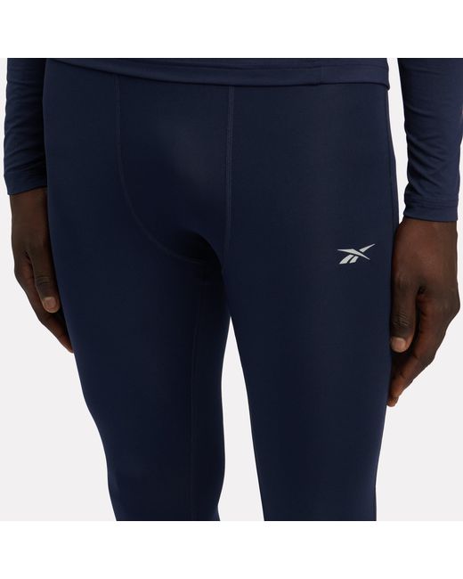Reebok Id Train Compressie Leggings, Afmeting in het Blue voor heren