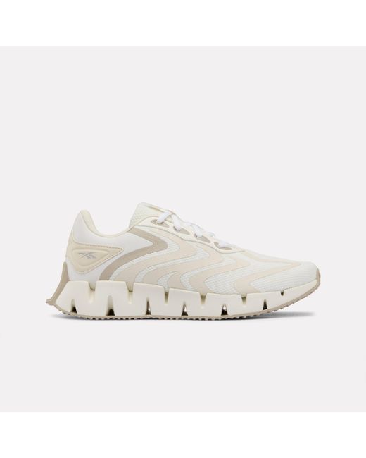 Reebok White Zig Rise Running Shoes