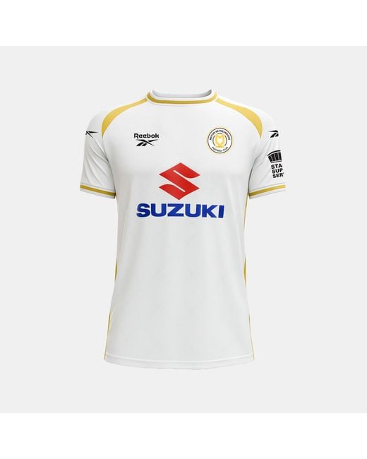 Reebok White Mk Dons Home Playing Jersey