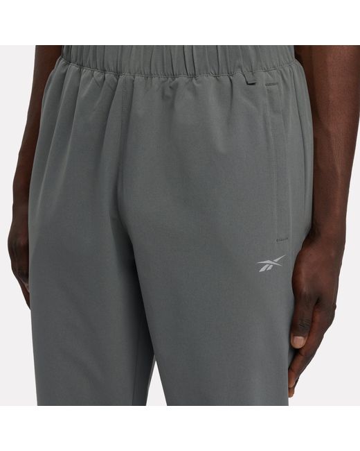 Reebok Gray Id Train Woven Jogger Pants for men
