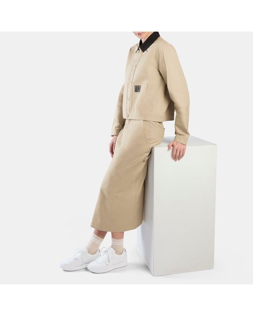 Reebok Natural Workwear Cropped Canvas Jacket