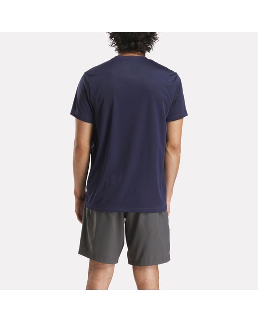 Reebok Blue Id Train Tech T-Shirt