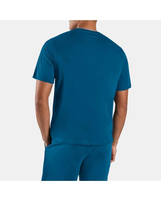 Reebok Blue Silicone Badge T-Shirt