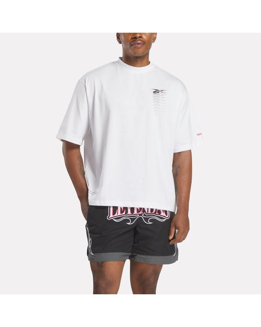 Reebok White Anuel X Graphic Tee
