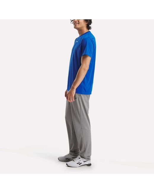 Reebok Blue Train Knit Pants for men