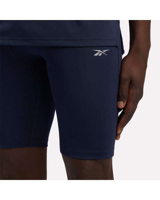 Reebok Blue Id Train Compression Shorts for men