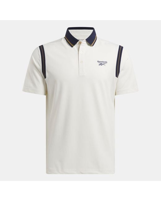 Reebok Natural Varsity Polo Shirt