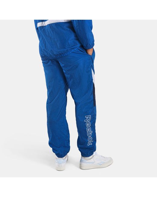 Reebok Blue Heritage Curve Track Pant