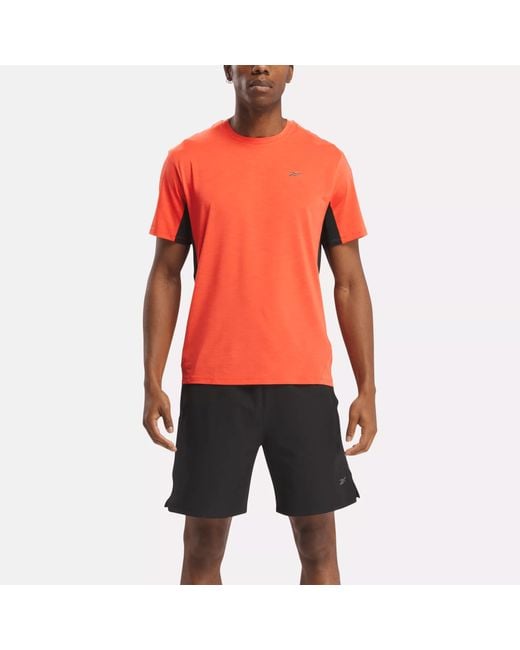Reebok Orange Rbk-chill Athlete T-shirt 2.0 for men