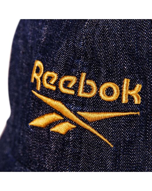 Reebok Blue Denim Logo Cap