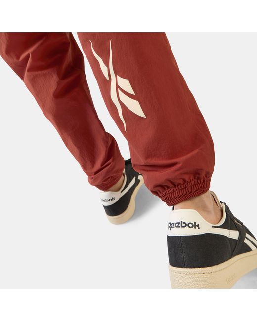 Reebok Red Vector Track Pants