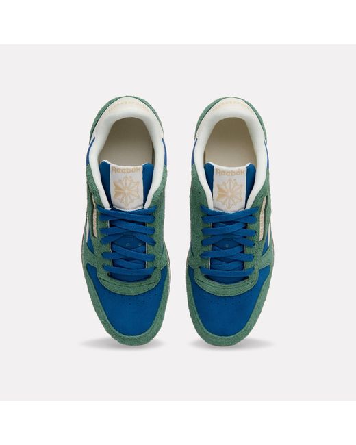 Reebok Blue Classic Leather Sneakers