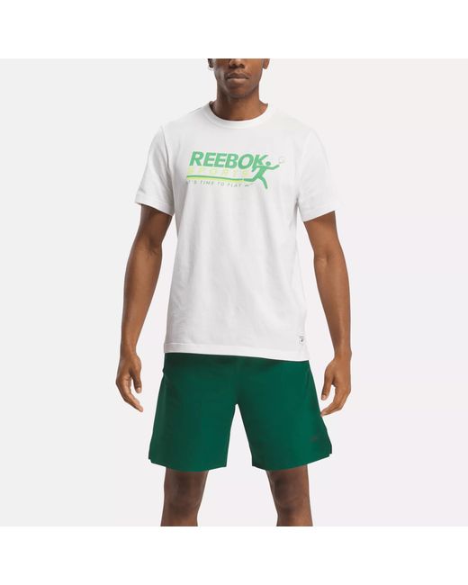 Reebok Green Sport Classics Graphic T-shirt