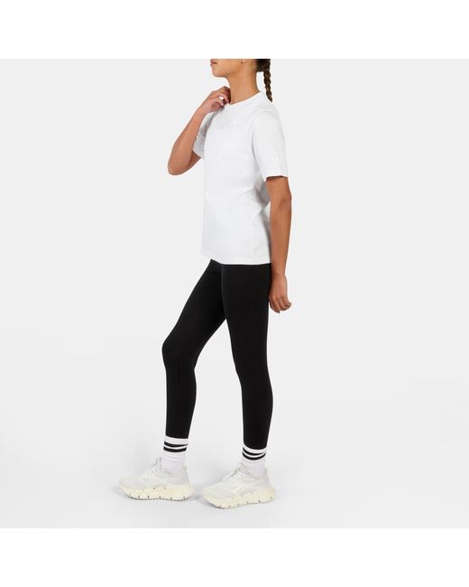 Reebok White Studded Logo T-Shirt