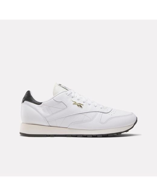Reebok White Classic Leather Sneakers