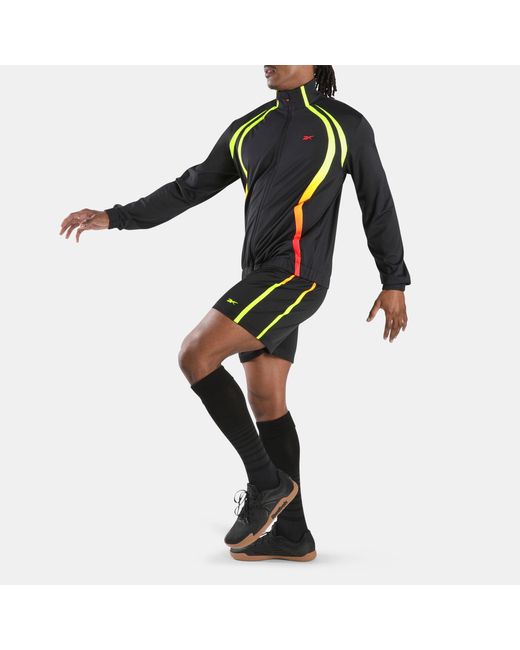 Reebok Black Sidewinder Performance Track Top
