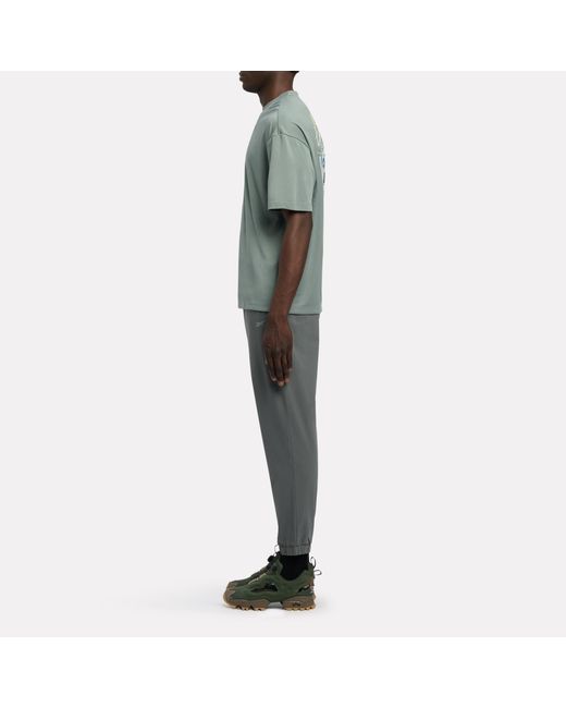 Reebok Gray Id Train Woven Jogger Pants for men