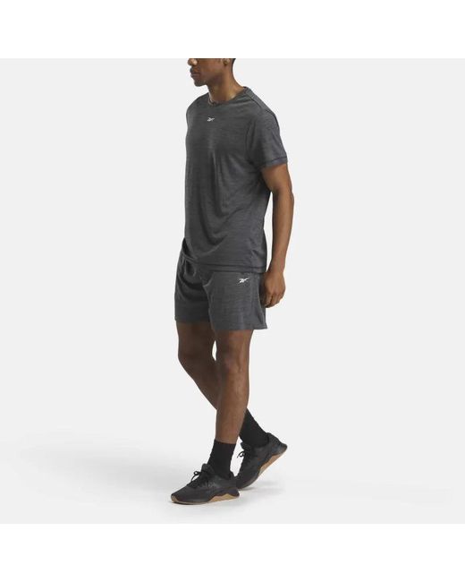 Reebok Gray Training Tech T-Shirt for men