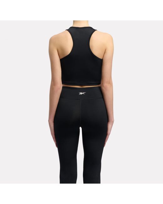 Reebok Black Id Train Cropped Tank