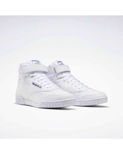 Reebok White Exofit Hi Sneakers