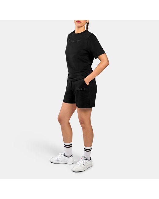 Reebok Black Studded Logo T-Shirt