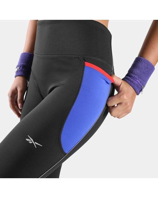 Reebok Blue Rbk Lab Leggings