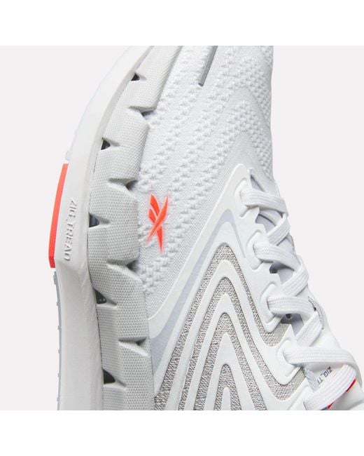Reebok White Floatzig Tread Running Shoes