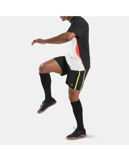Reebok Black Sidewinder Football 7" Shorts