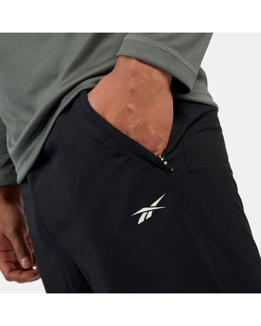 Reebok Black Id Train Woven Jogger Pants for men
