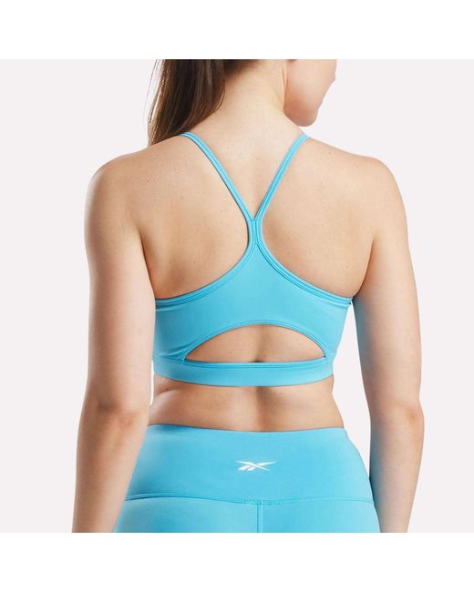 Reebok Blue Strappy Sports Bra