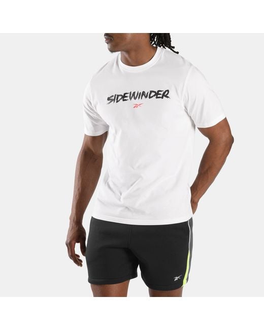 Reebok White Id Football Sidewinder T-Shirt