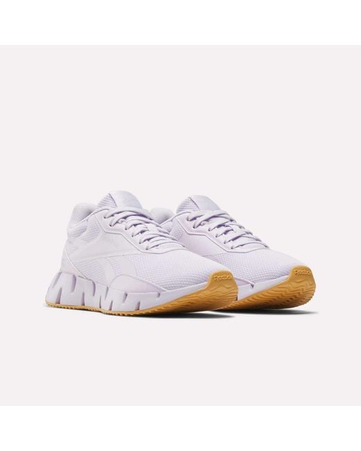 Reebok Purple Zig Dynamica Str Shoes