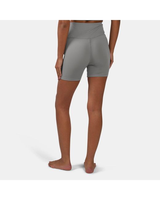 Reebok Gray Lux Peached Booty Shorts