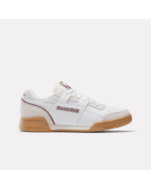 Reebok White Workout Plus Trainers